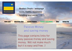 Passive money and saving money