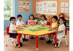 How does ergonomic design in school furniture impact student comfort and learning outcomes?