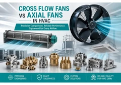 Cross Flow Fans vs Axial Fans in HVAC | Precision Components Manufacturer
