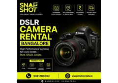 Dslr Camera Rental Bangalore | Snap Shot